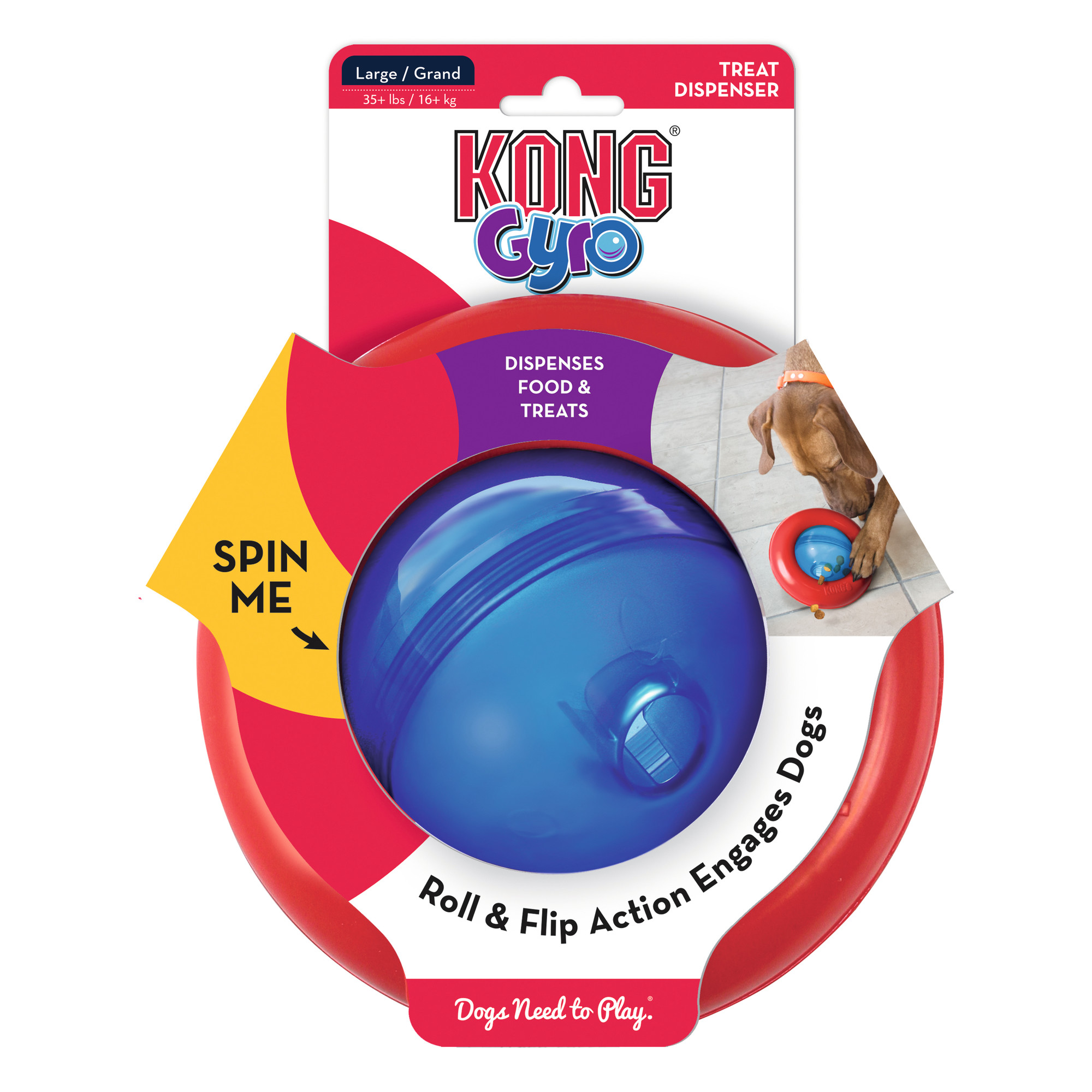 Kong cheap gyro ball